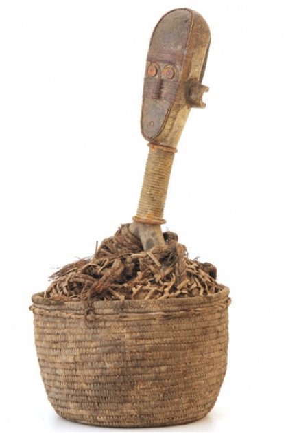 Ancestor Figure with Reliquary Basket
