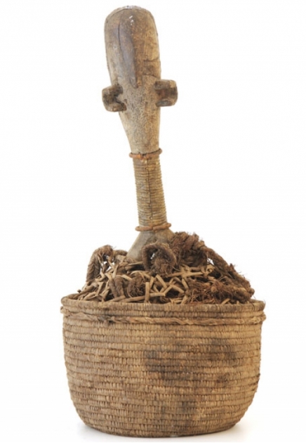 Ancestor Figure with Reliquary Basket