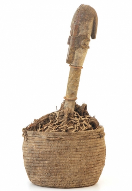 Ancestor Figure with Reliquary Basket