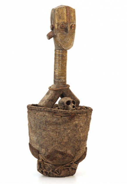 Ancestor Figure with Reliquary Basket  