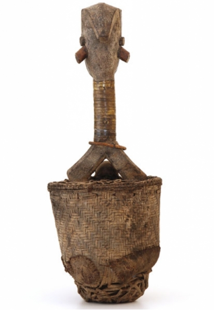 Ancestor Figure with Reliquary Basket  