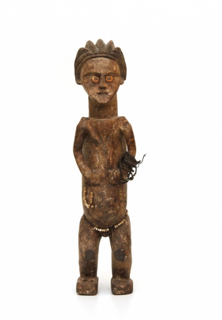 Mbete Female Reliquary Figure 