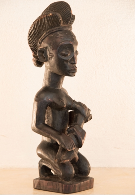 Chokwe Mother-and-child figure