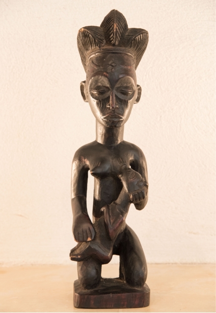 Chokwe Mother-and-child figure