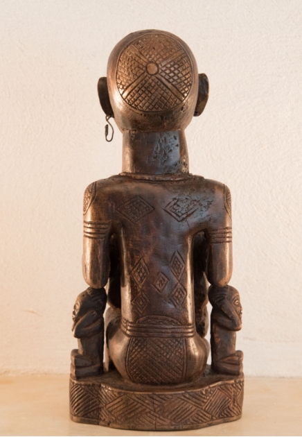 Yombe Mother-and-child figure